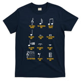 Musical Notes Symbol Definition Humor Musician T-Shirt