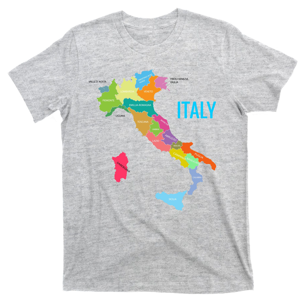 Map Of Italy T-Shirt
