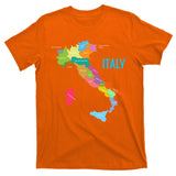 Map Of Italy T-Shirt