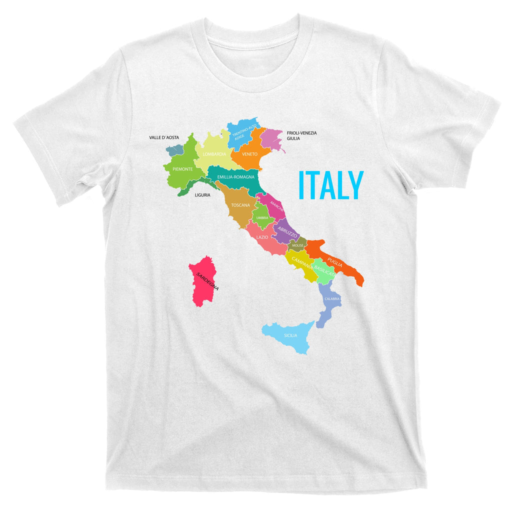Map Of Italy T-Shirt