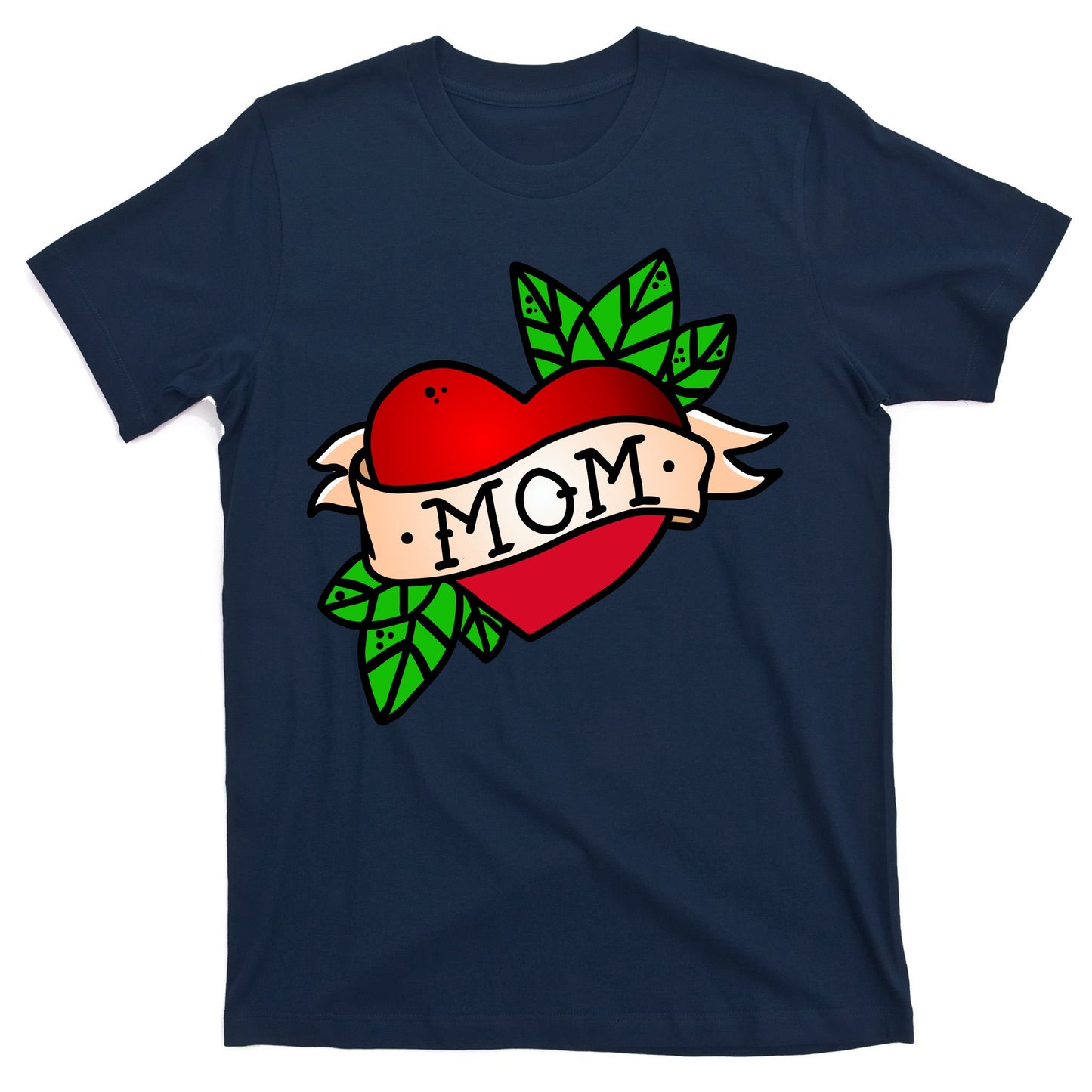 Mom Heart Tattoo Love T-Shirt