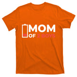Mom Of 2 Boys Low Battery T-Shirt