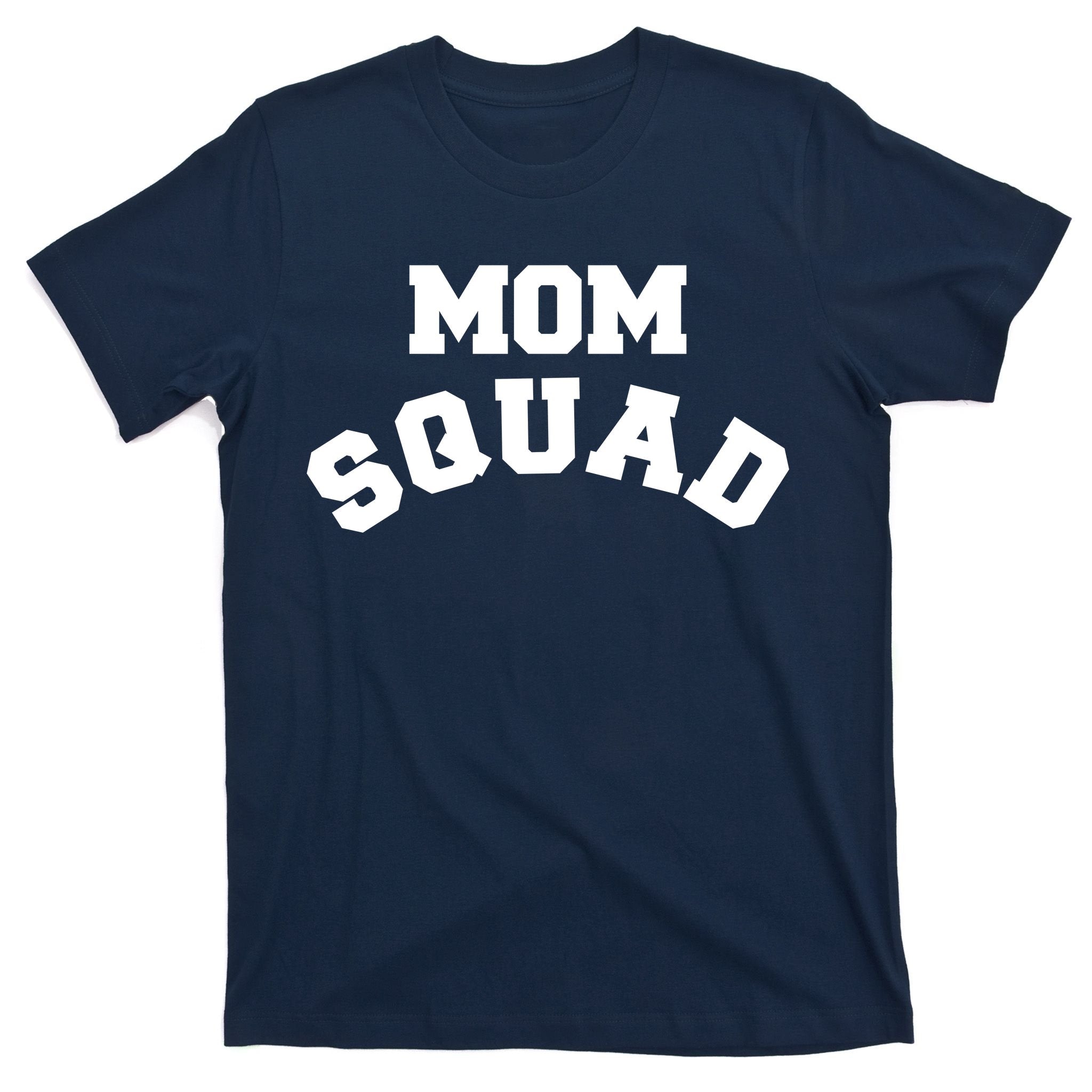 Mom Squad Bold Text Logo T-Shirt