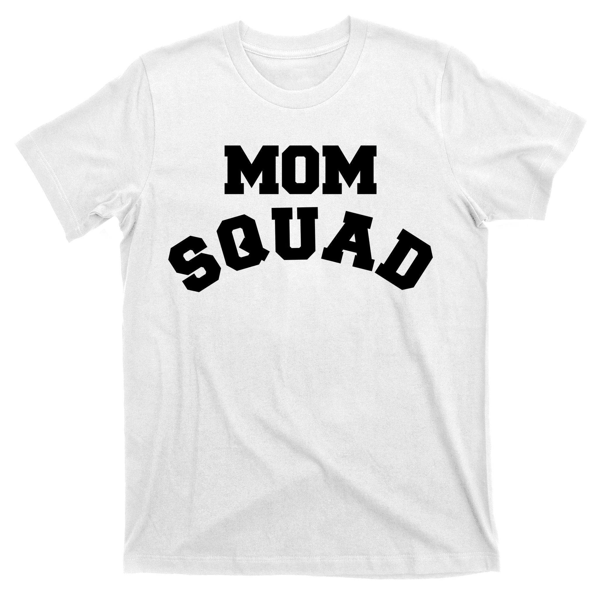 Mom Squad Bold Text Logo T-Shirt