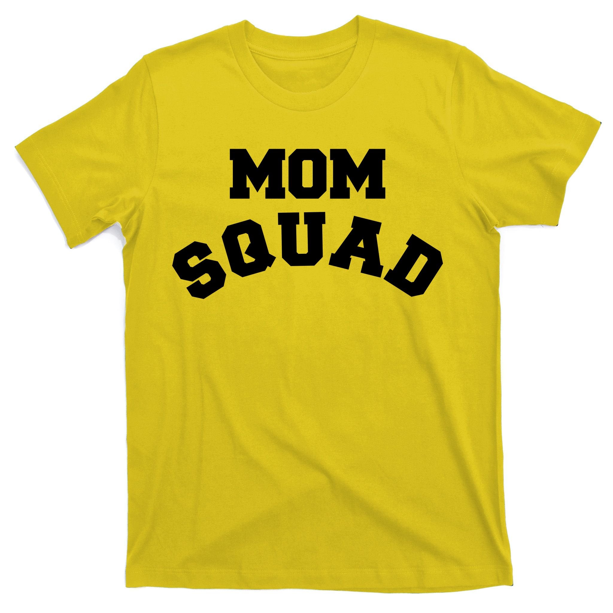 Mom Squad Bold Text Logo T-Shirt