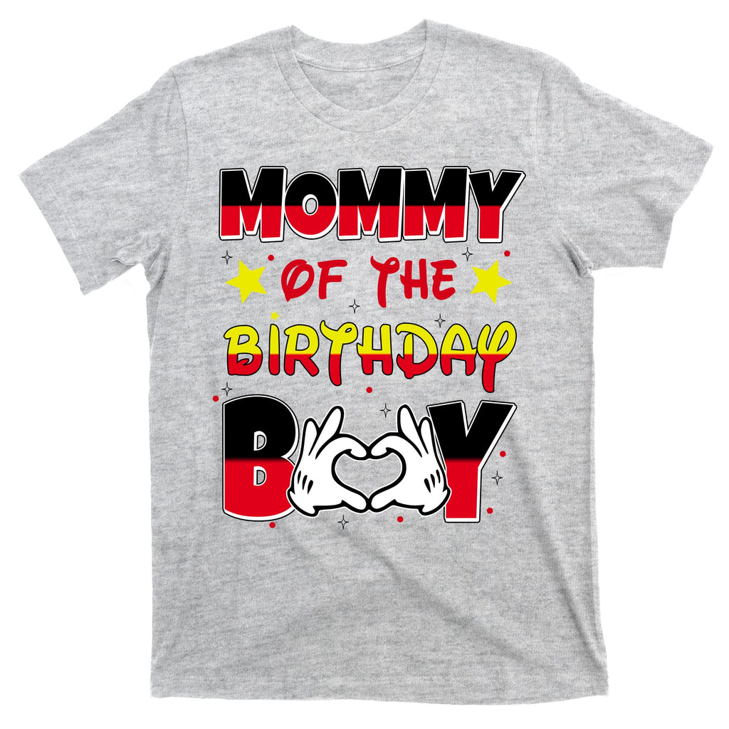 Mommy Of The Birthday Boy Cute Mom Gift T-Shirt