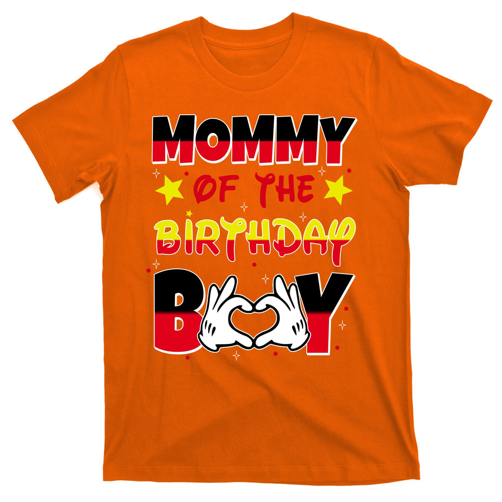 Mommy Of The Birthday Boy Cute Mom Gift T-Shirt