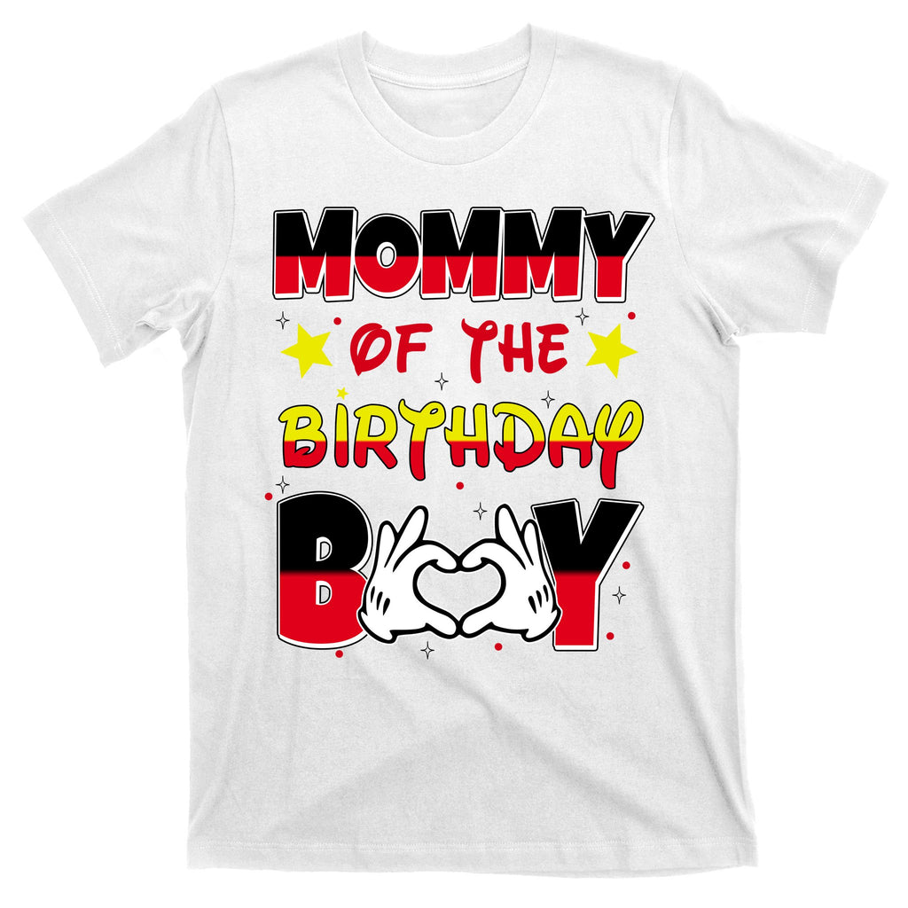 Mommy Of The Birthday Boy Cute Mom Gift T-Shirt