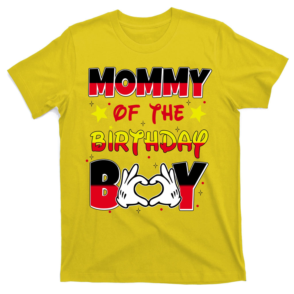 Mommy Of The Birthday Boy Cute Mom Gift T-Shirt