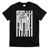Motorcycle Biker USA Flag T-Shirt
