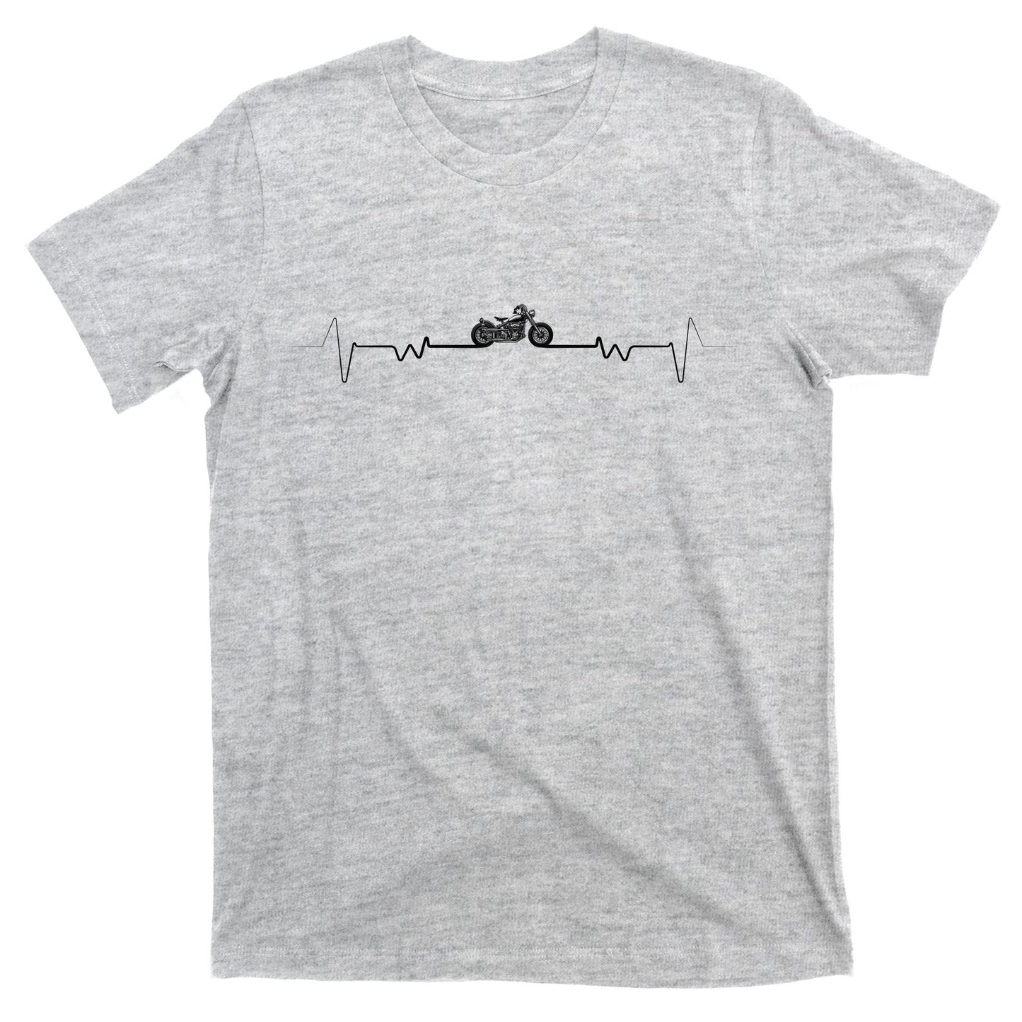 Motorcycle Heartbeat Pulse Biker T-Shirt