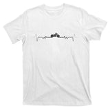 Motorcycle Heartbeat Pulse Biker T-Shirt