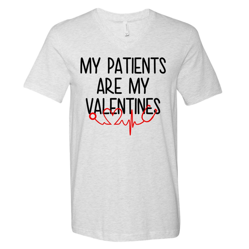 My Parents Are My Valentines V-Neck T-Shirt