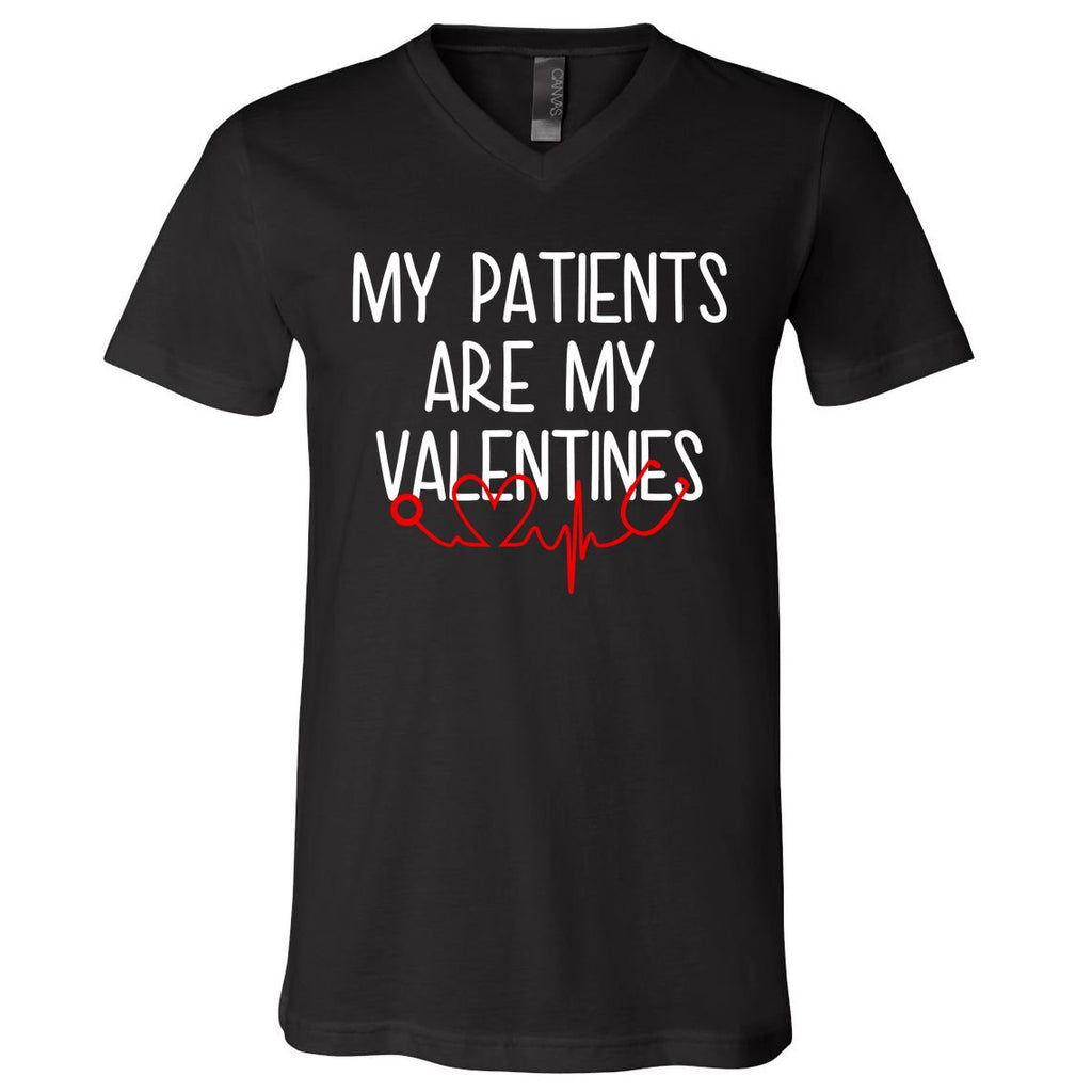 My Parents Are My Valentines V-Neck T-Shirt