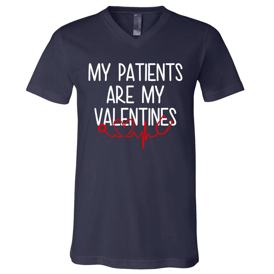 My Parents Are My Valentines V-Neck T-Shirt