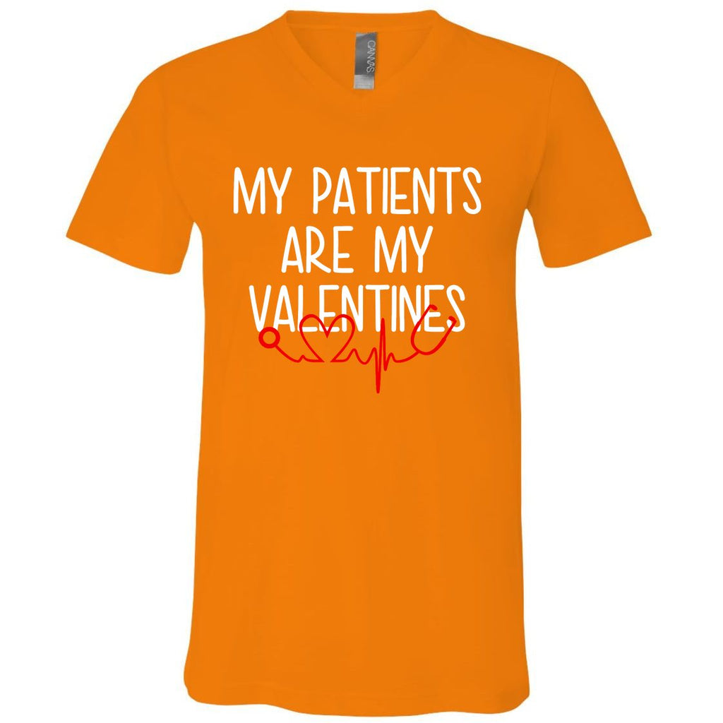 My Parents Are My Valentines V-Neck T-Shirt