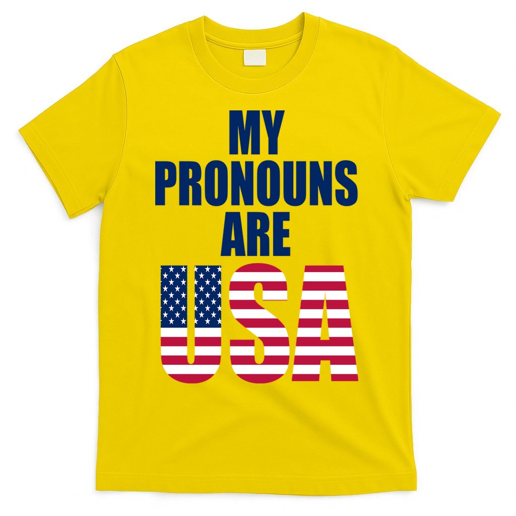 My Pronouns Are USA Patriotic T-Shirt
