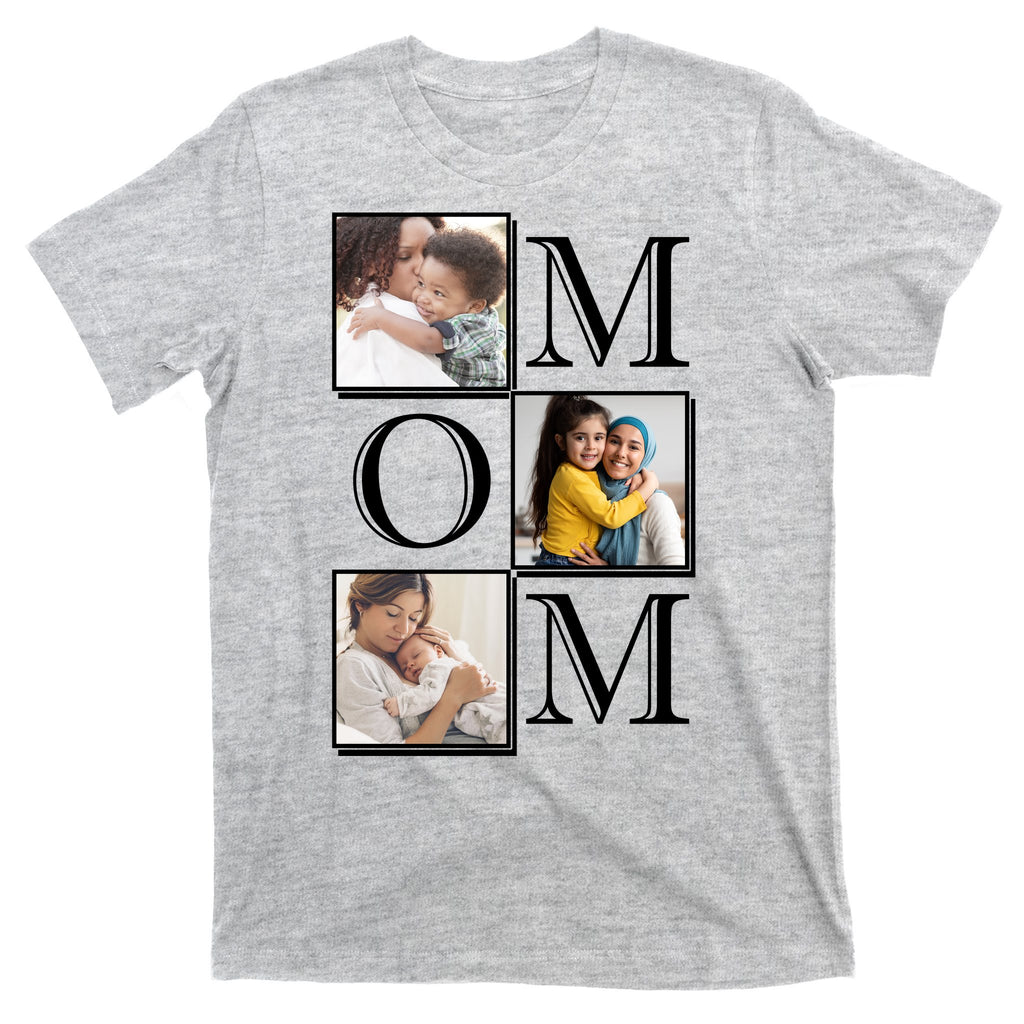 Mom Personalized Gift For Mothers Day Custom Photo T-Shirt