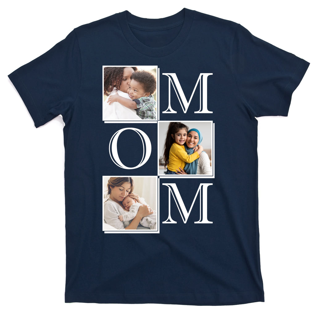 Mom Personalized Gift For Mothers Day Custom Photo T-Shirt