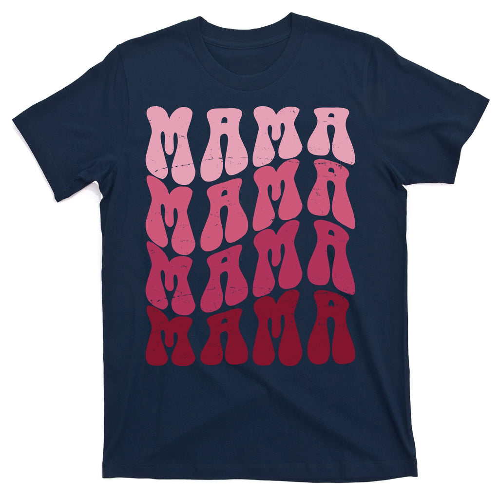 Mama Pink Hippie Retro T-Shirt