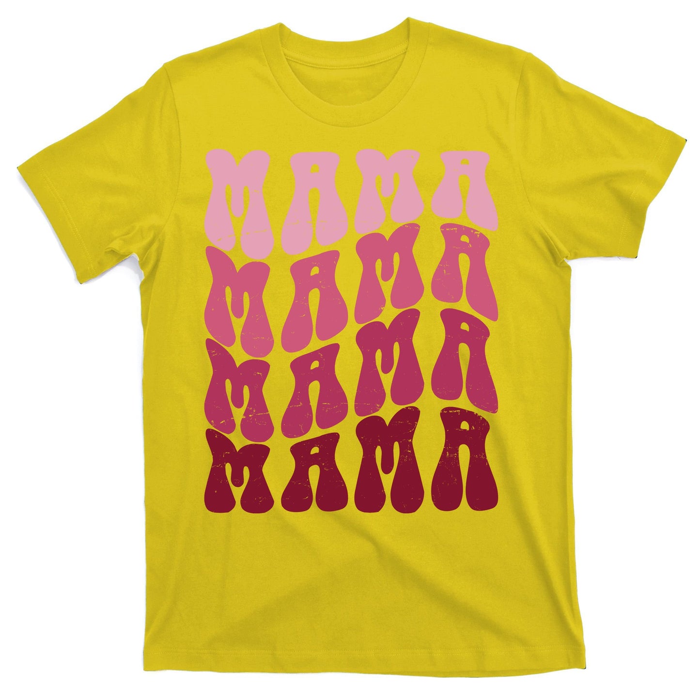 Mama Pink Hippie Retro T-Shirt