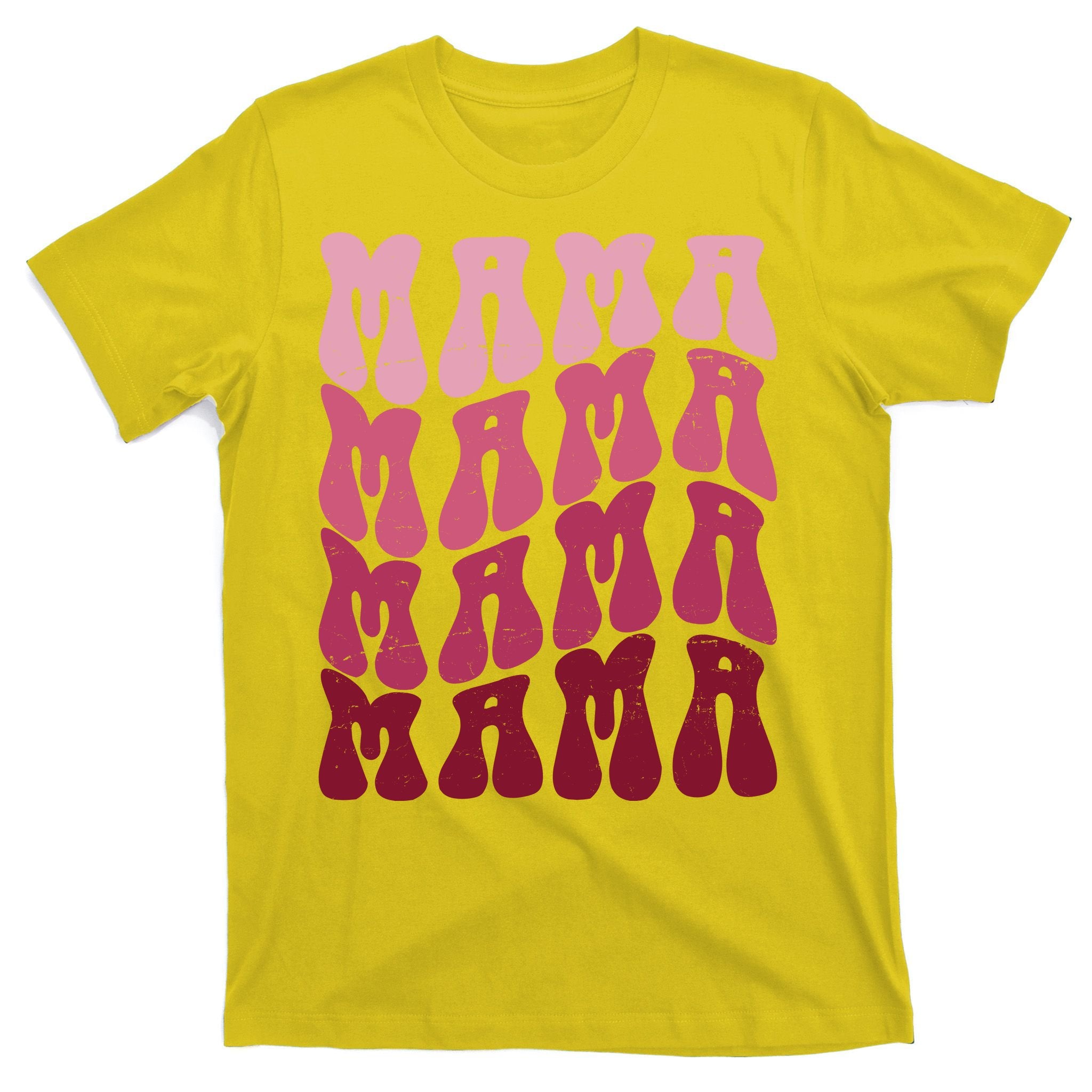 Mama Pink Hippie Retro T-Shirt