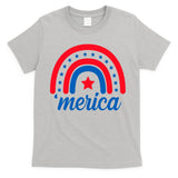 Merica Rainbow 4th Of July Celebration T-Shirt