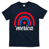 Merica Rainbow 4th Of July Celebration T-Shirt