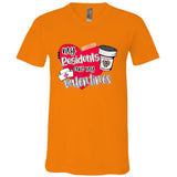 My Residents Are My Valentine Valentines Day Doctor Nurse V-Neck T-Shirt