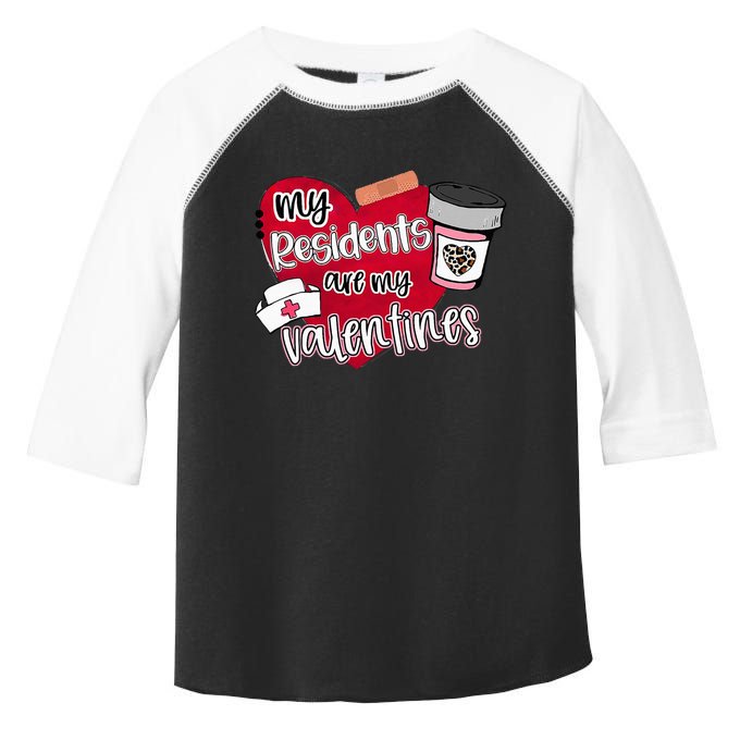 My Residents Are My Valentine Valentines Day Doctor Nurse Toddler Fine Jersey T-Shirt