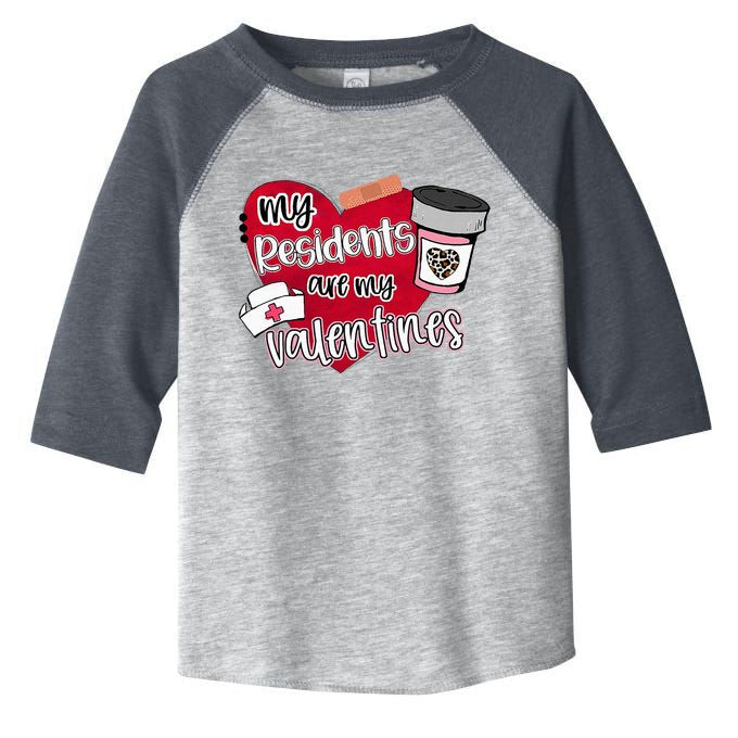 My Residents Are My Valentine Valentines Day Doctor Nurse Toddler Fine Jersey T-Shirt