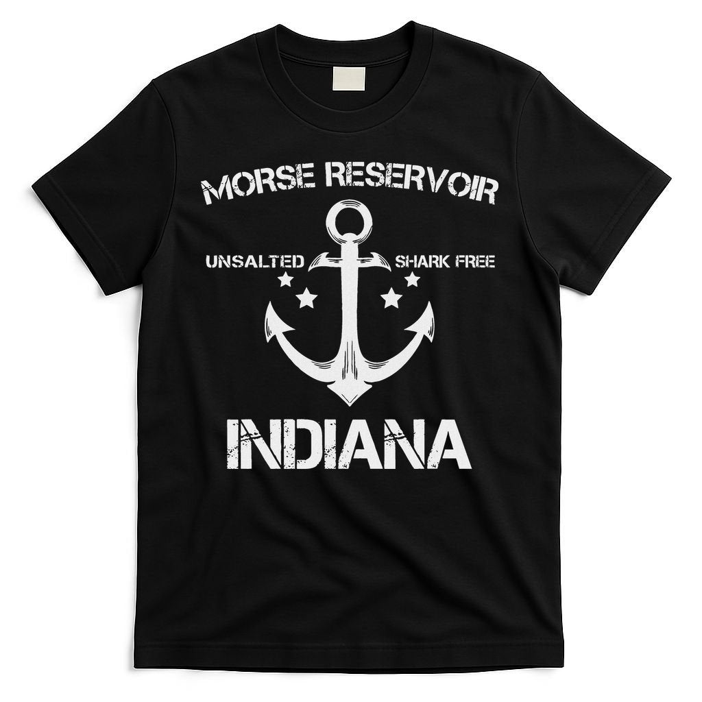 Morse Reservoir Indiana Funny Fishing Camping Summer Gift T-Shirt