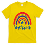 Merica Rainbow Patriotic 4th Of July T-Shirt
