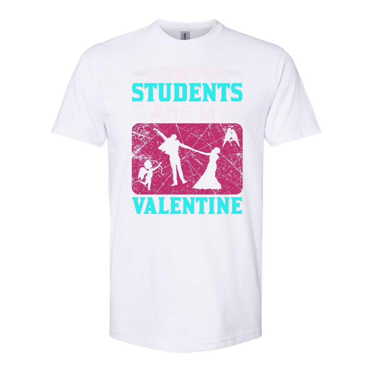 My Students Are My Valentine Softstyle CVC T-Shirt