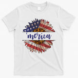 Merica Sunflower USA Vintage T-Shirt