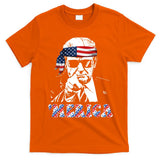 Merica Trump 4th Of July American Flag Festive T-Shirt