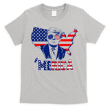 Merica Trump 4th Of July Trump American Flag T-Shirt