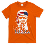 Merica Trump Happy American Flag T-Shirt