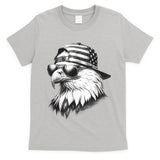 Merica Usa American Flag Patriotic 4th Of July Bald Eagle T-Shirt