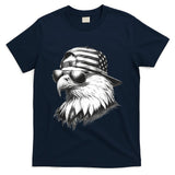 Merica Usa American Flag Patriotic 4th Of July Bald Eagle T-Shirt