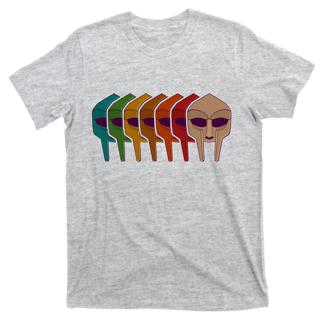 Multi Color MF DOOM Masks T-Shirt