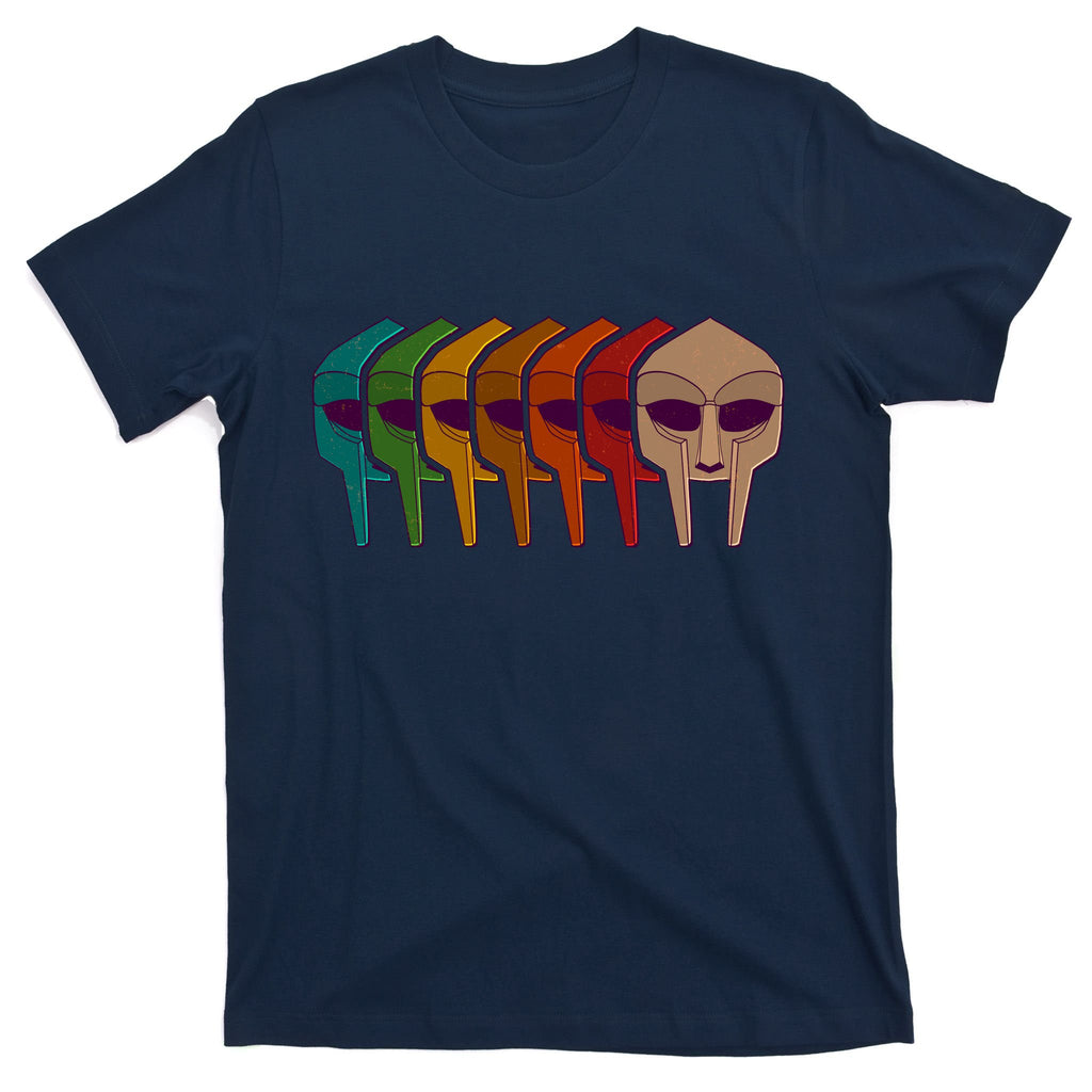 Multi Color MF DOOM Masks T-Shirt