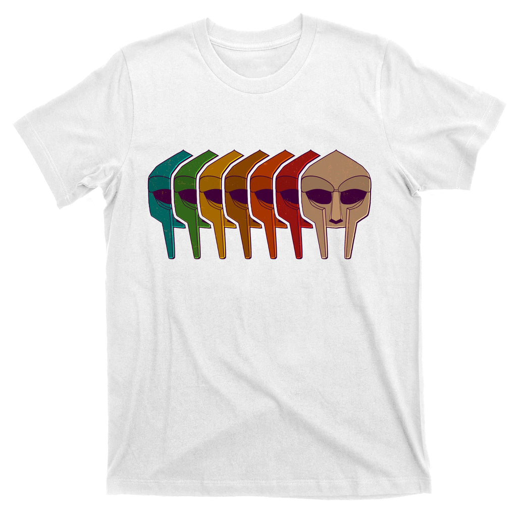 Multi Color MF DOOM Masks T-Shirt