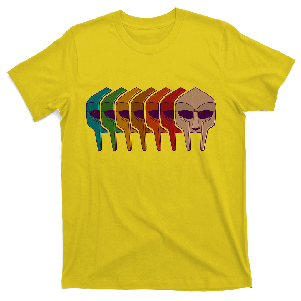 Multi Color MF DOOM Masks T-Shirt