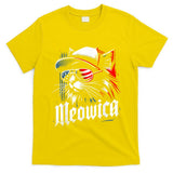 Meowica Usa Merica Cat 4th Of July Funny Patriotic T-Shirt