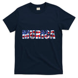 Murica Fourth of July USA Retro Vintage Style T-Shirt