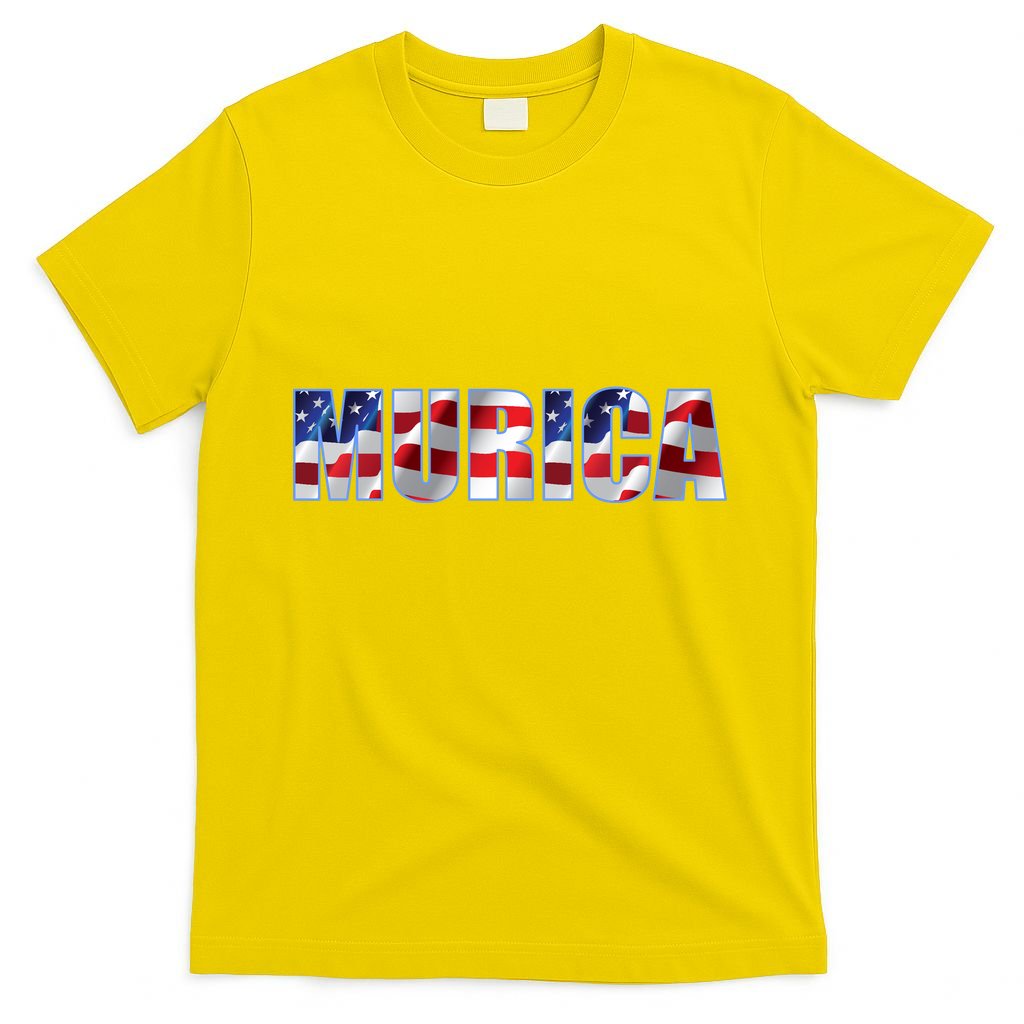 Murica Fourth of July USA Retro Vintage Style T-Shirt