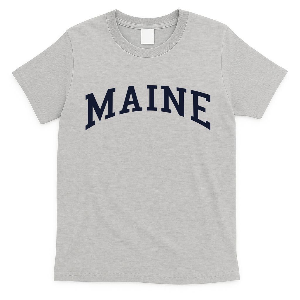 Maine Usa Varsity Style T-Shirt