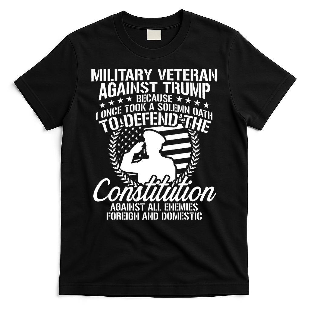Military Veterans Against Trump Constitution T-Shirt