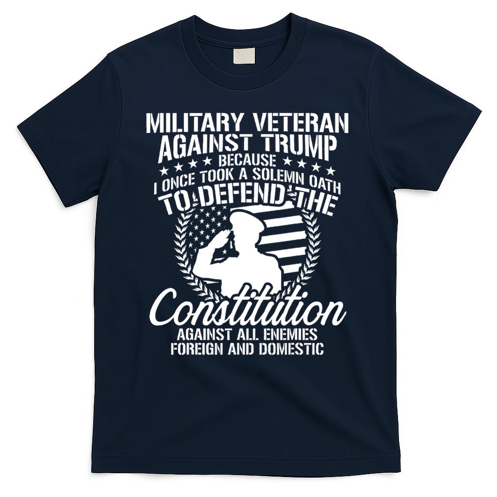 Military Veterans Against Trump Constitution T-Shirt
